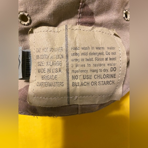 2 US Military Style Utility Cap Size Medium 
(7.25) and XL New Desert Camo - Picture 5 of 6